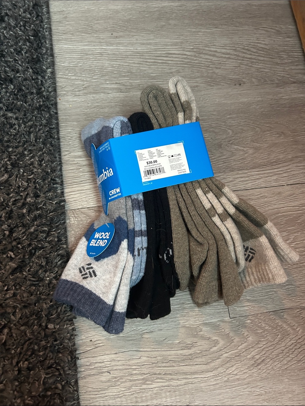 Columbia Wool Socks 4-pack - Picture 3 of 4